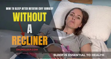 Sleep Post-Rotator Cuff Surgery: Comfort Without a Recliner