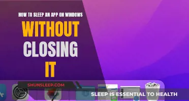 Sleep Apps on Windows: No Need to Close