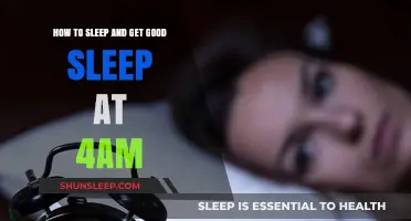Mastering Midnight Rest: Tips for Quality Sleep at 4 AM
