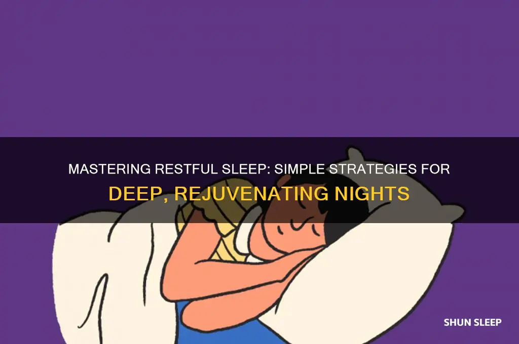 how to sleep and get real rest