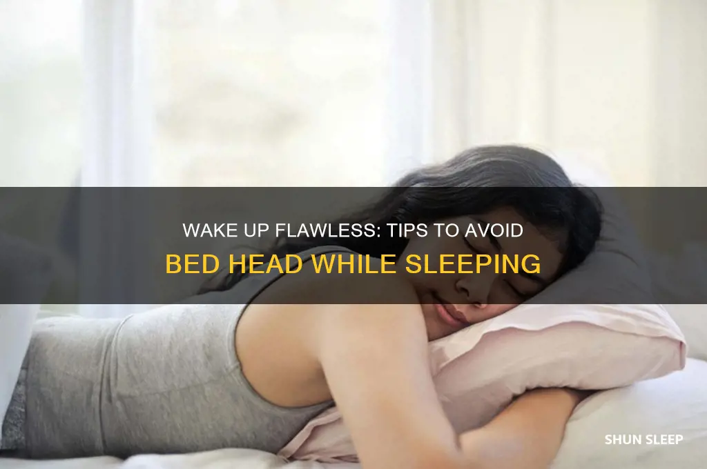 how to sleep and not get bed head