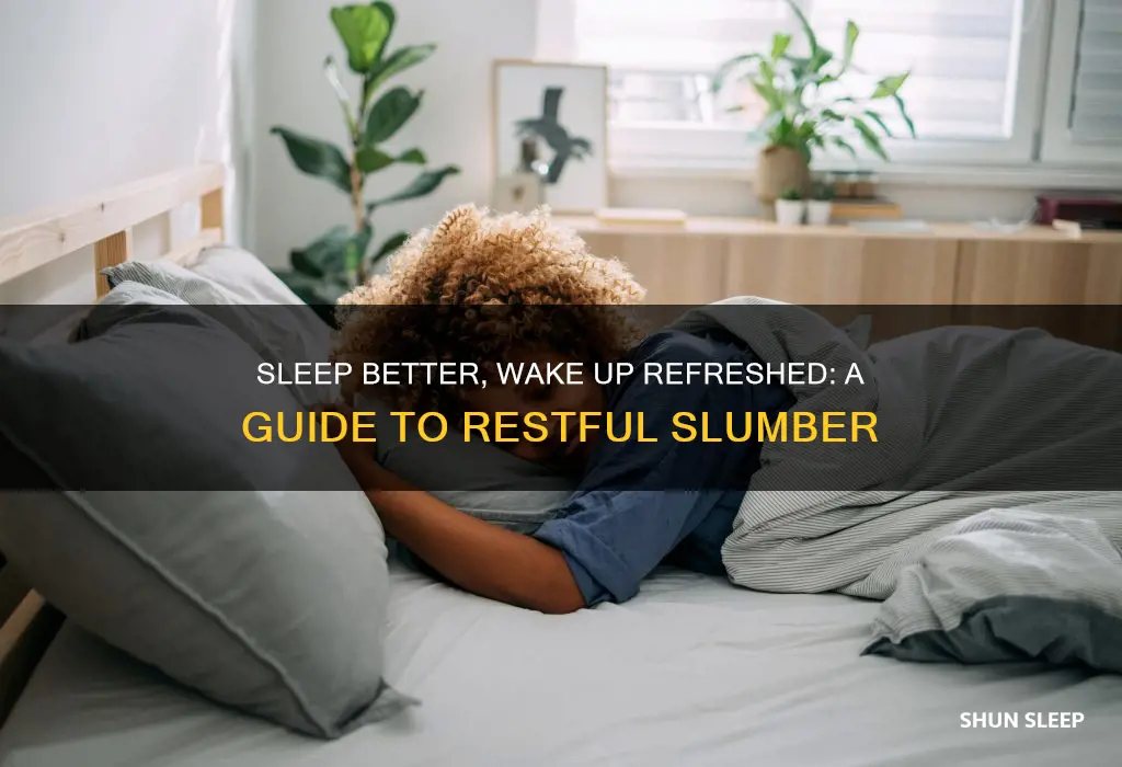 how to sleep and not wake up tired