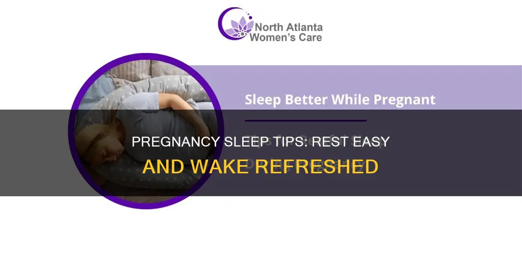 how to sleep and wake up during pregnancy