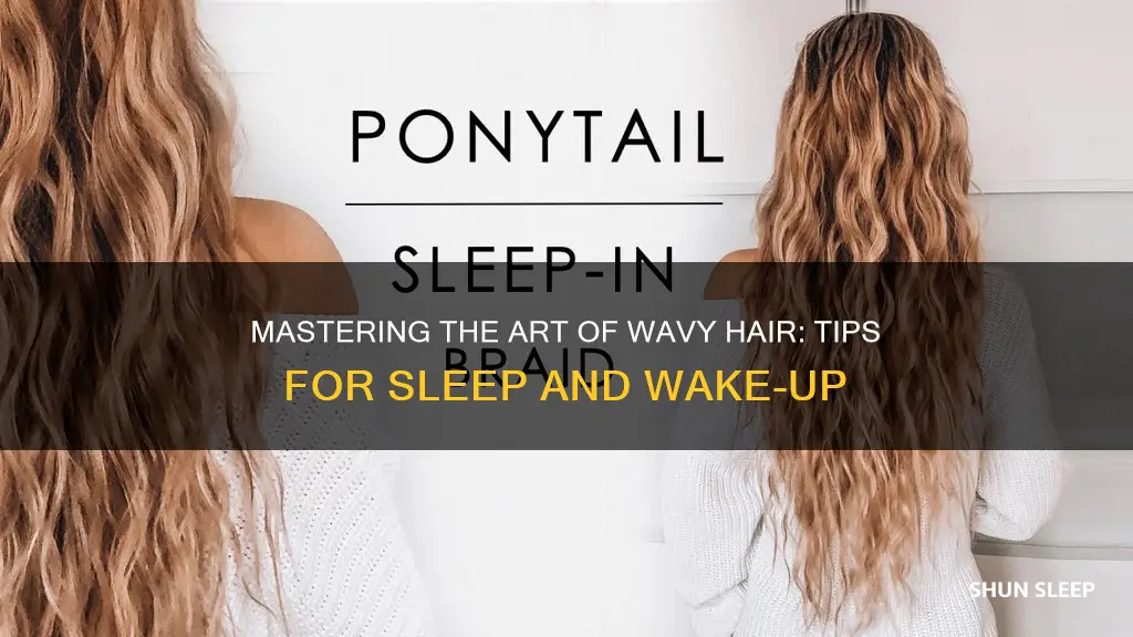 how to sleep and wake up with wavy hair