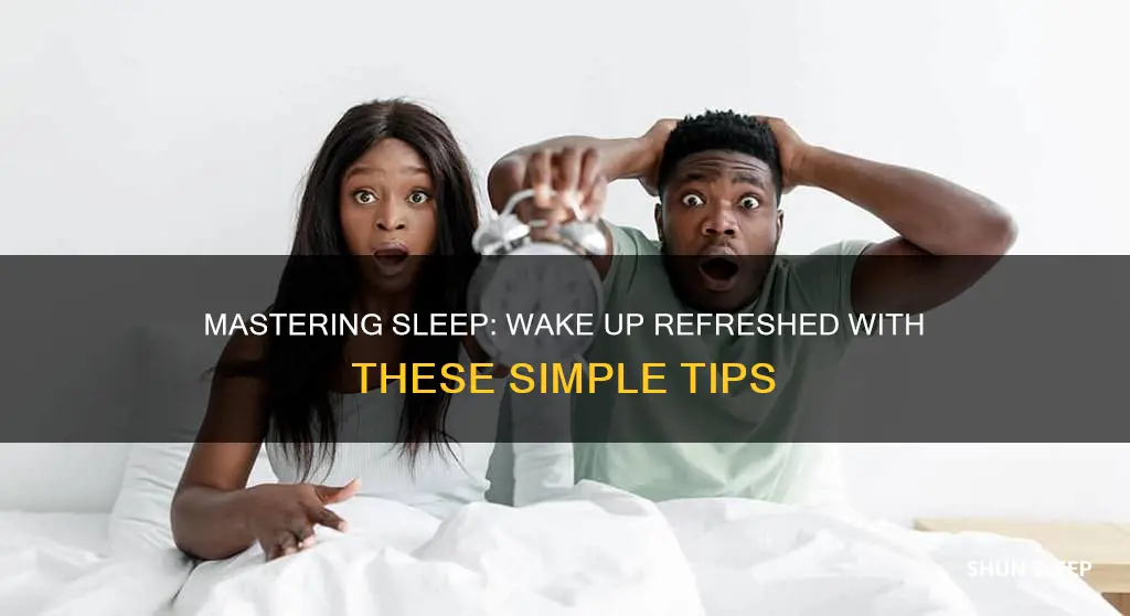how to sleep and wake up