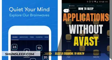 Avast Antivirus: Sleeping Applications Without Compromise