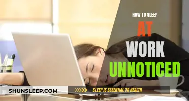 Sleep at Work: Tricks to Nod Off Unnoticed