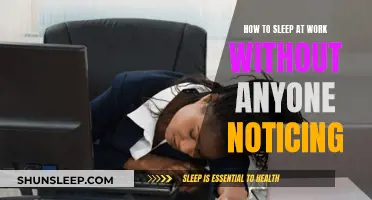 Sleeping at Work: Tricks to Stay Undetected