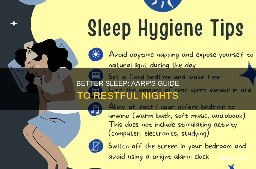 how to sleep better aarp