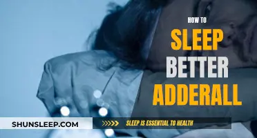 Better Sleep While Taking Adderall