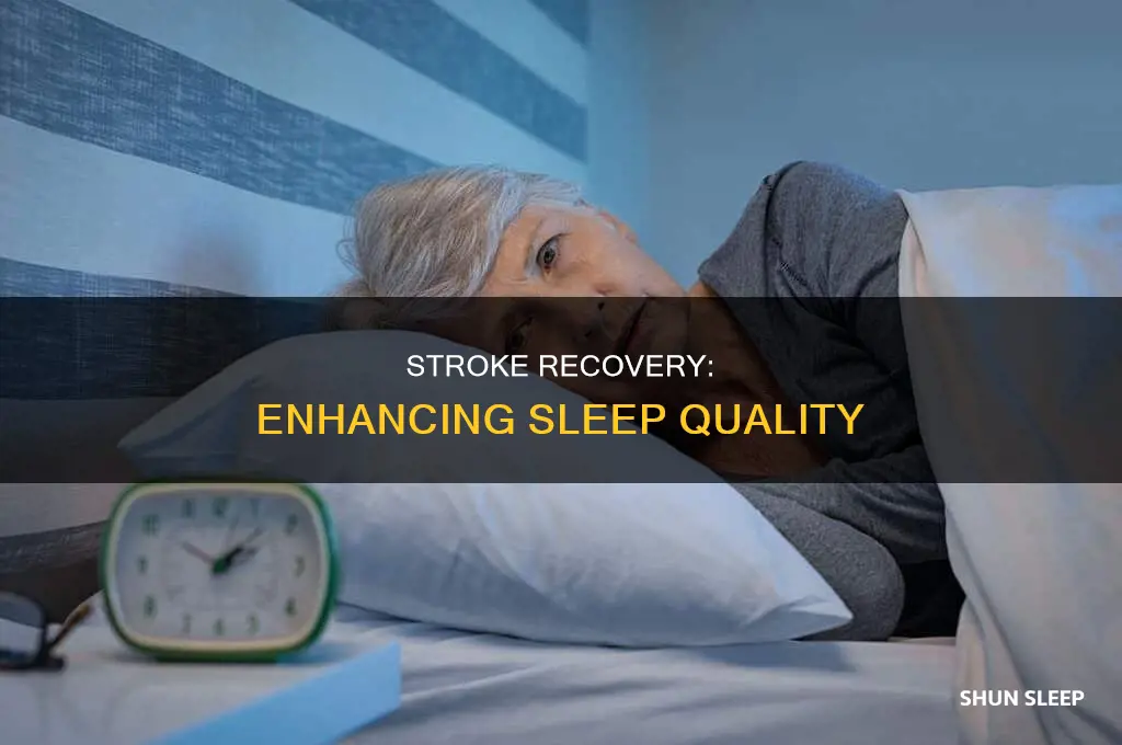 how to sleep better after a stroke