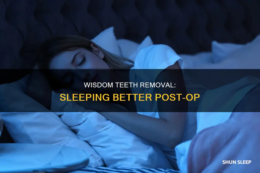 how to sleep better after wisdom teeth removal