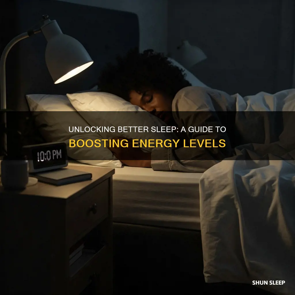 how to sleep better and have more energy