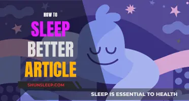 Sleep Better: Simple Strategies for a Good Night's Rest