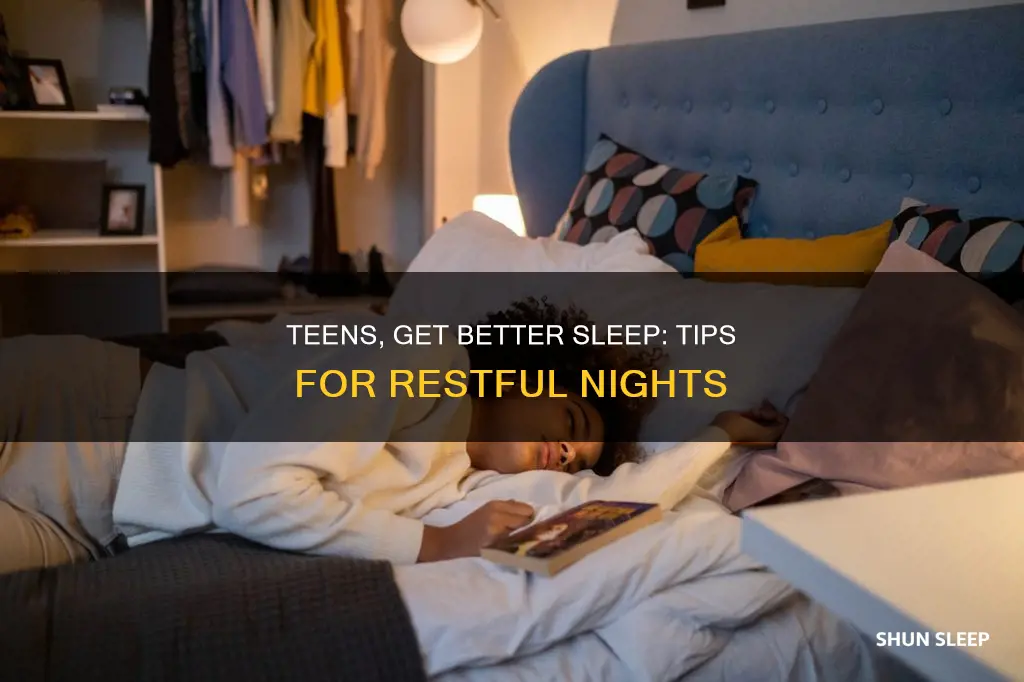 how to sleep better as a teen