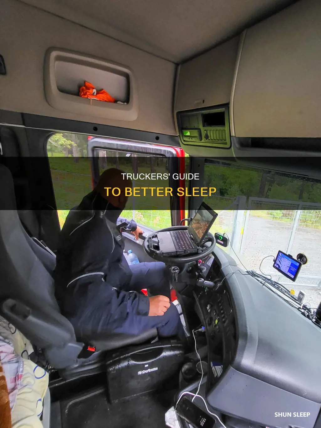 how to sleep better as truck driver