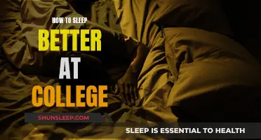College Students: Get Better Sleep Tonight