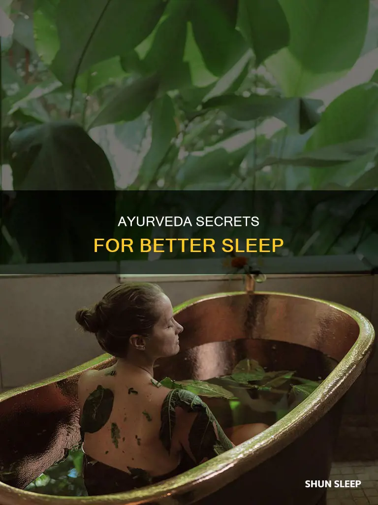 how to sleep better ayurveda