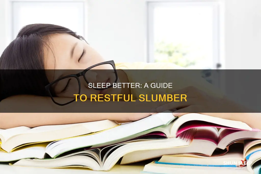 how to sleep better book