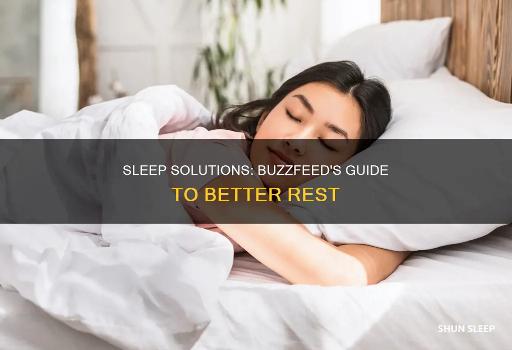 how to sleep better buzzfeed