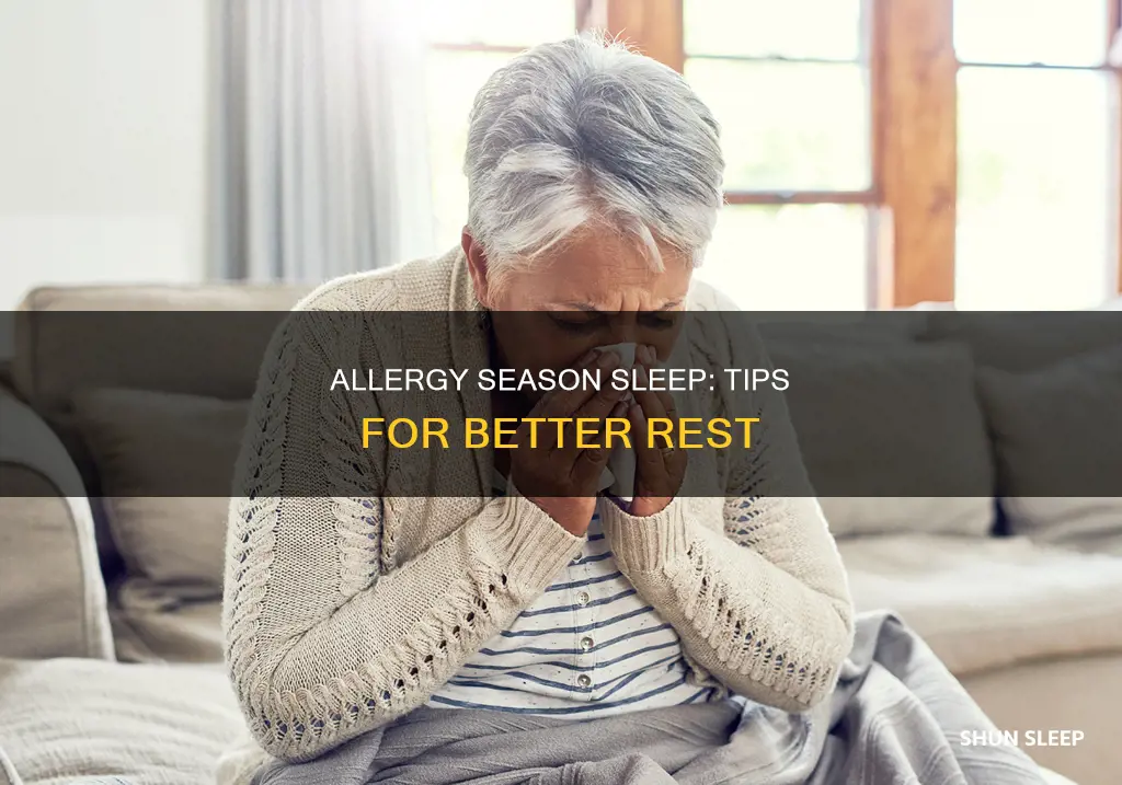 how to sleep better during allergy season