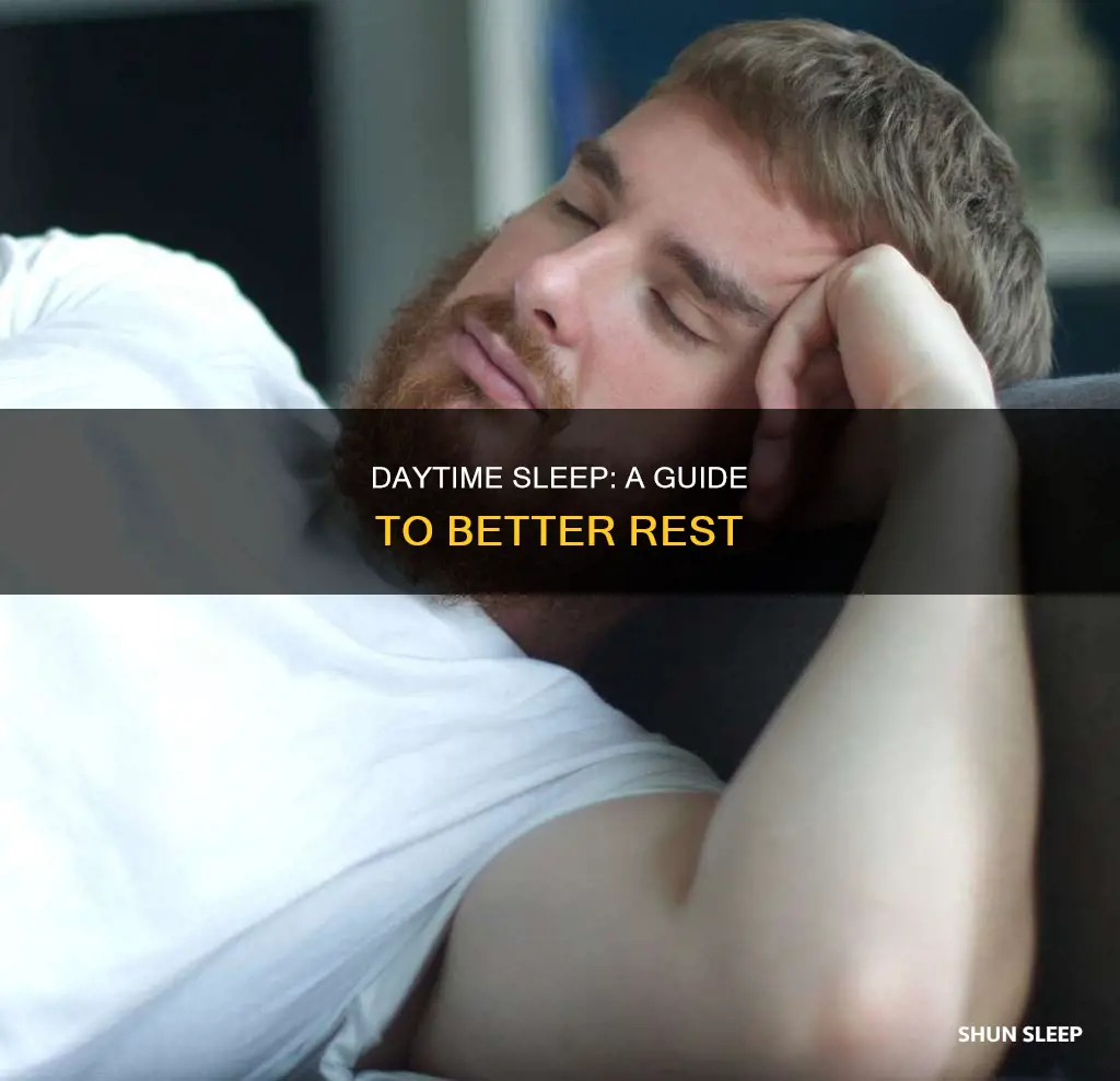 how to sleep better during day