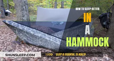 Hammock Sleeping: Tips for a Better Night's Rest