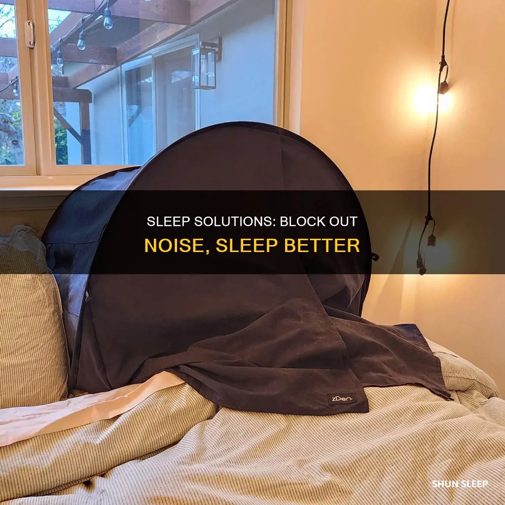 how to sleep better in a loud space