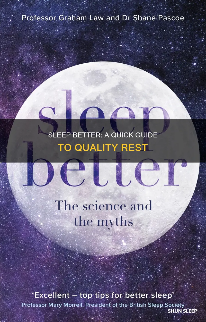 how to sleep better infographic