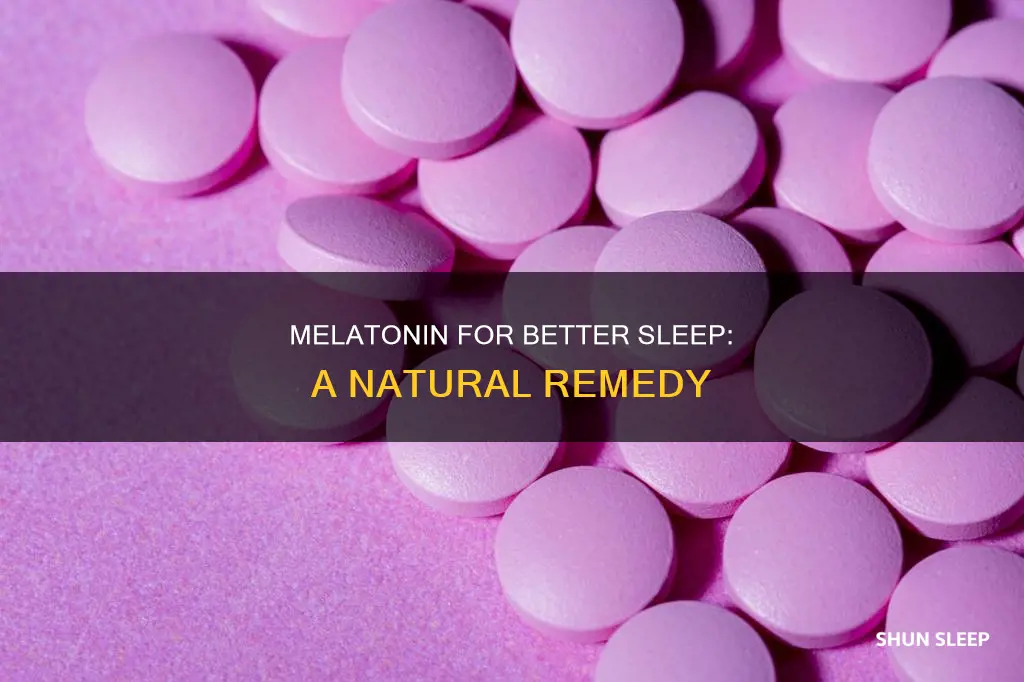 how to sleep better melatonin