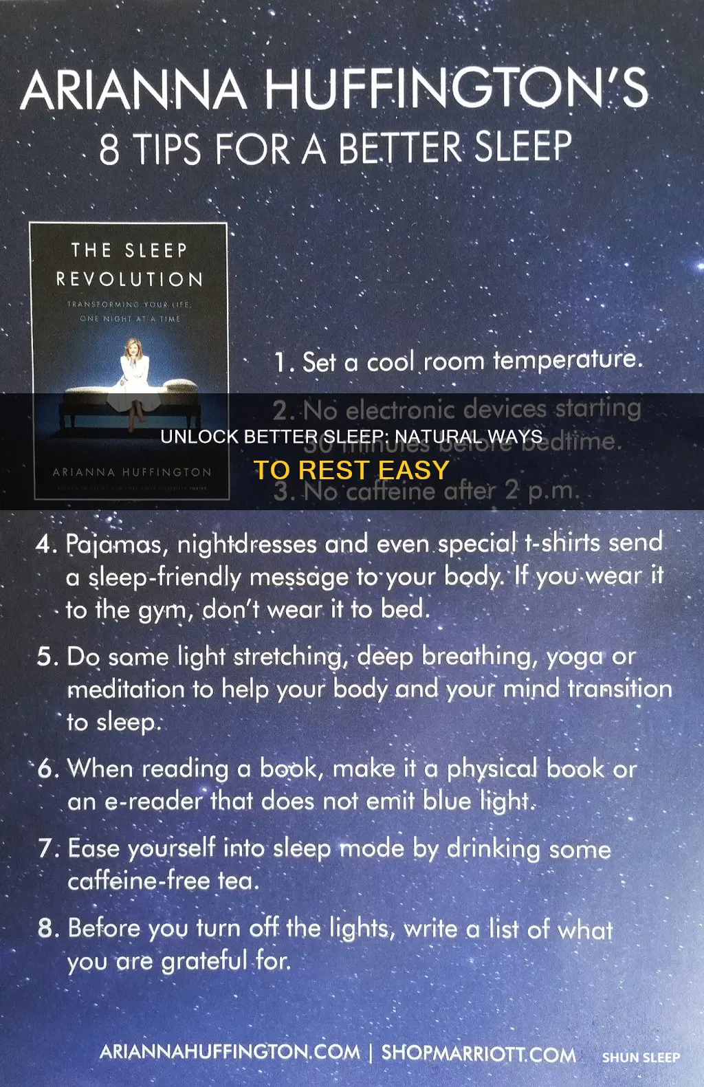 how to sleep better naturally