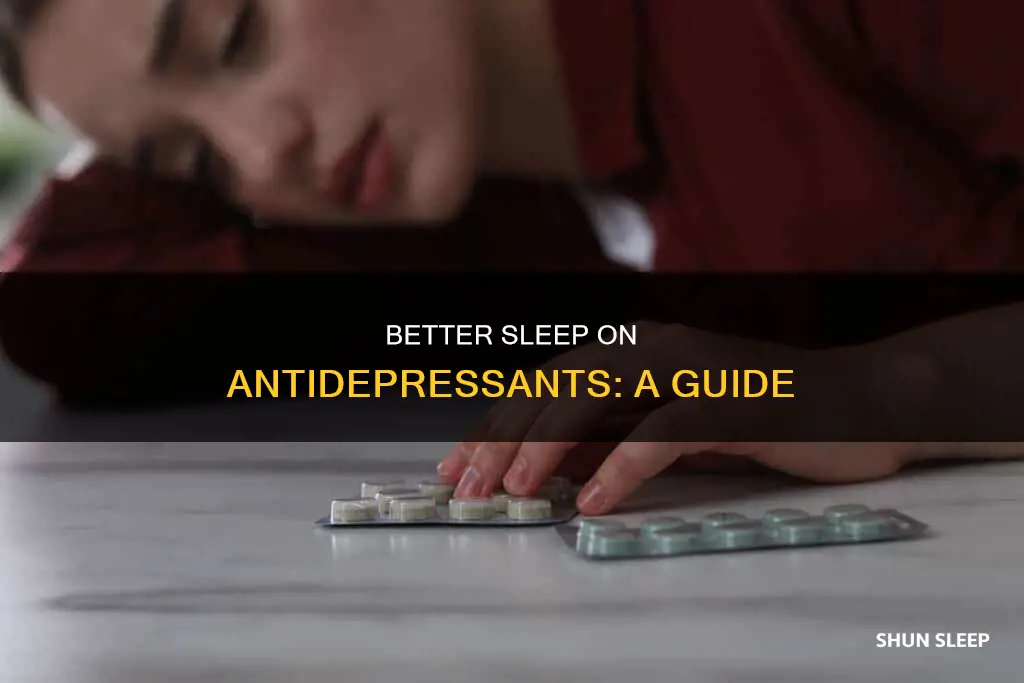 how to sleep better on antidepressants