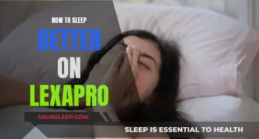 Better Sleep on Lexapro: Tips and Tricks
