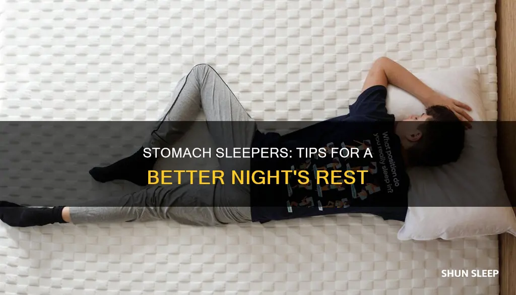 how to sleep better on your stomach