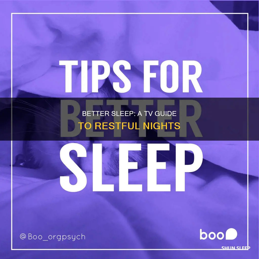 how to sleep better tv programme