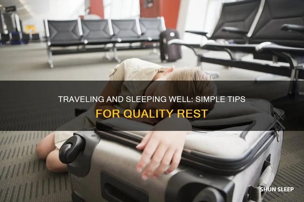 how to sleep better when traveling