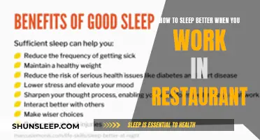 Better Sleep for Restaurant Workers: A Guide