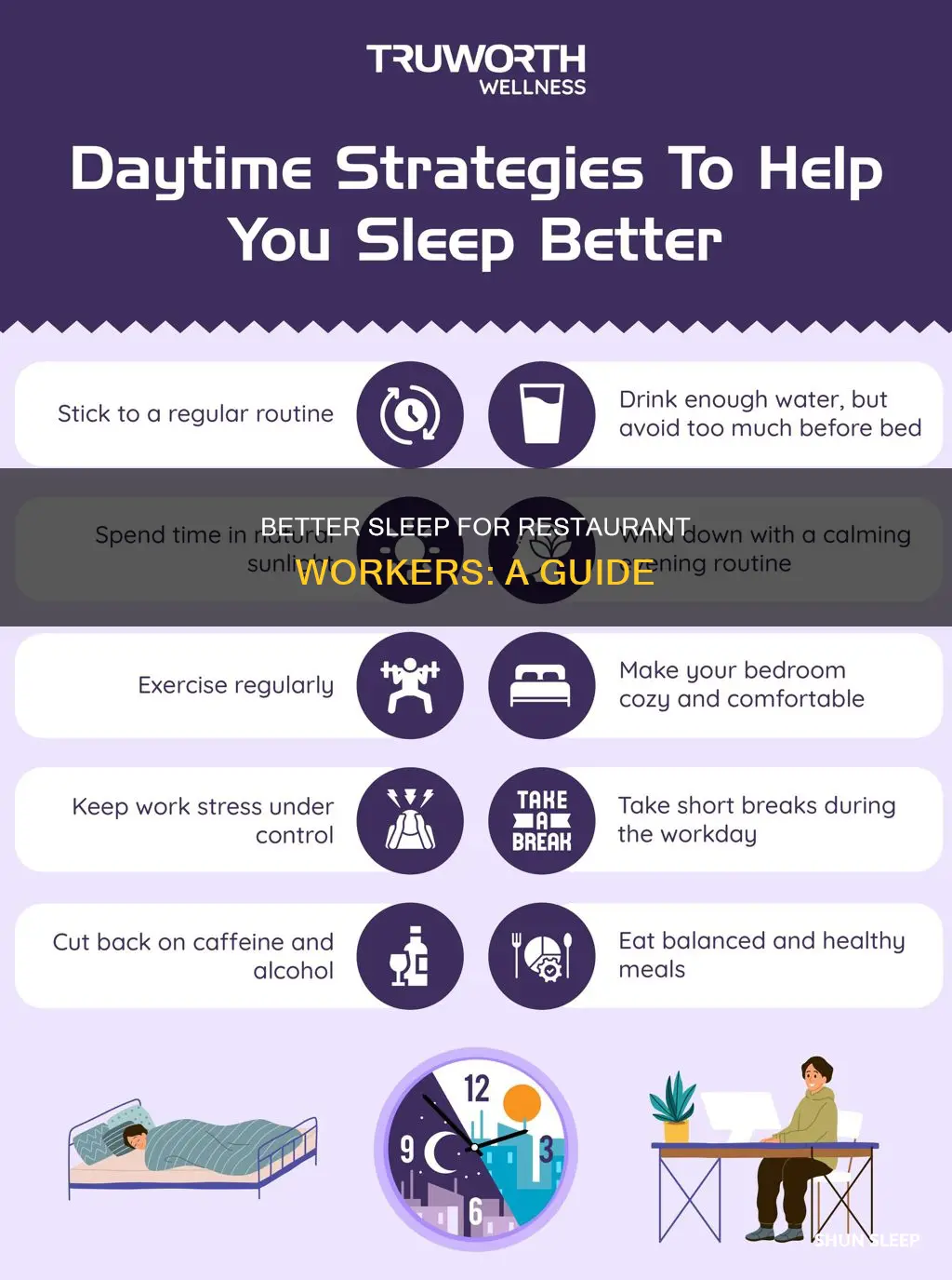 how to sleep better when you work in restaurant