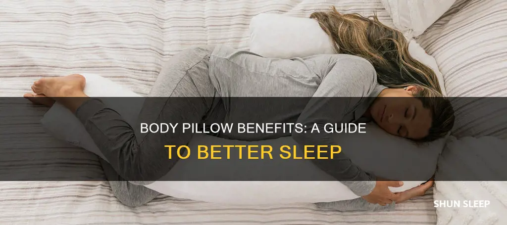 how to sleep better with a body pillow