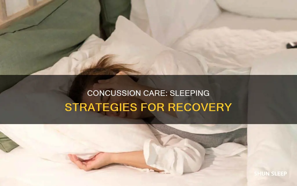 how to sleep better with a concussion