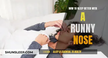 Relieving Runny Nose for Better Sleep