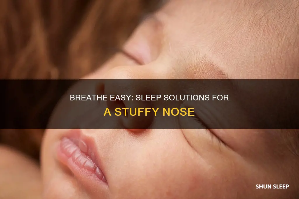 how to sleep better with a stuffy nose