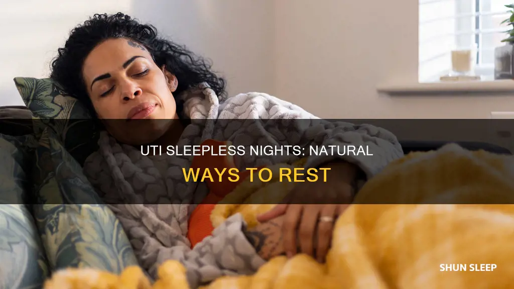 how to sleep better with a uti