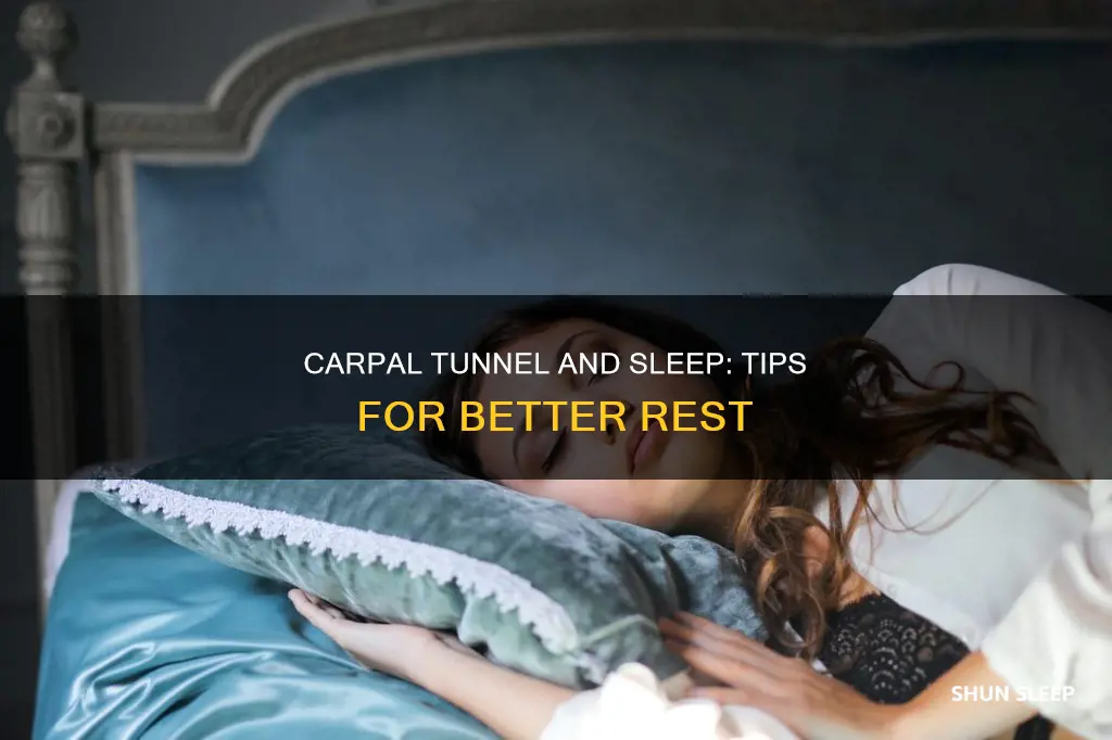 how to sleep better with carpal tunnel