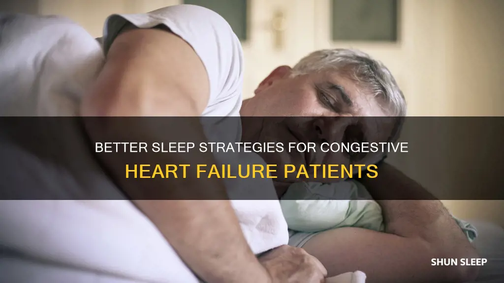 how to sleep better with congestive heart failure