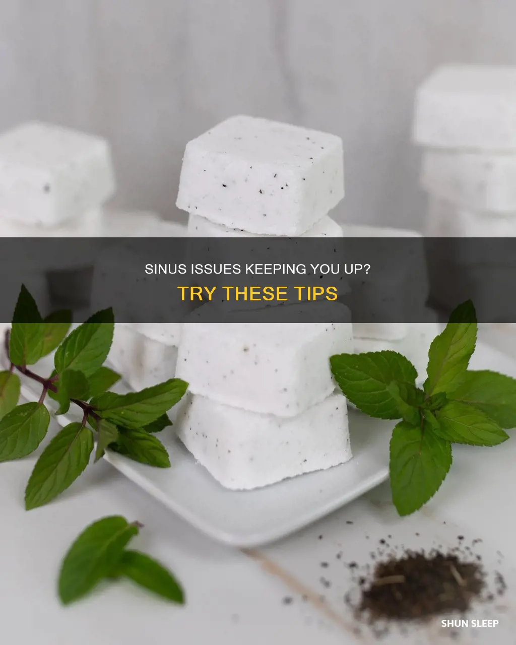 how to sleep better with sinus problems
