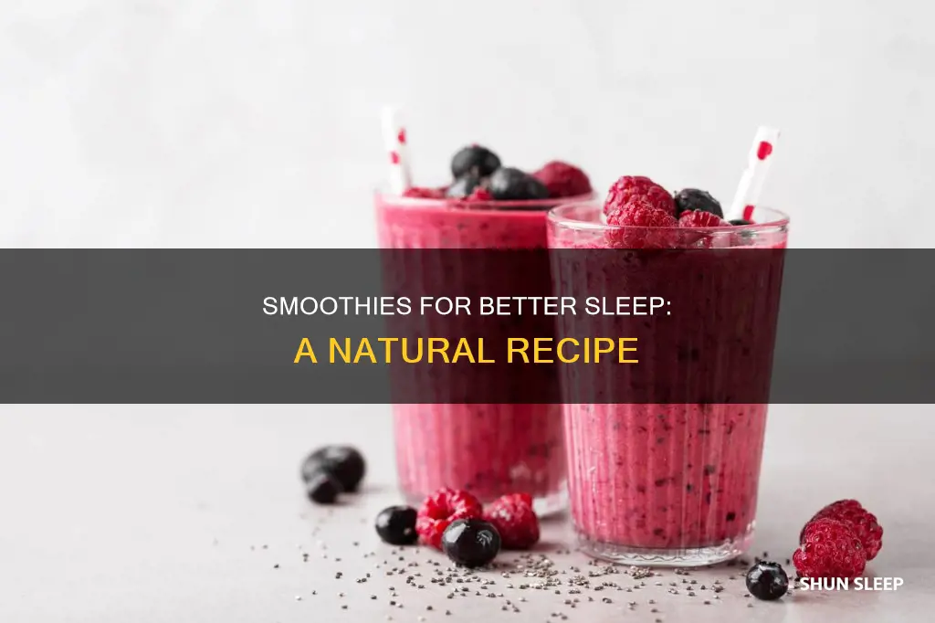 how to sleep better with smoothies
