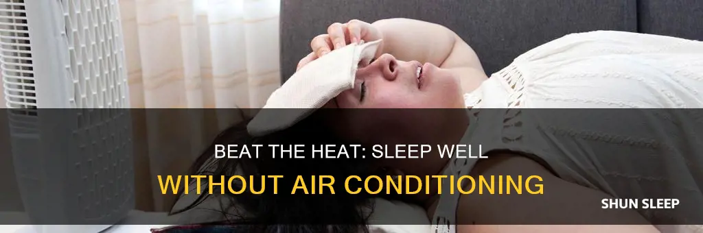 how to sleep better without air conditioning