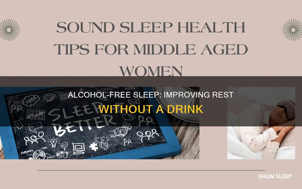 how to sleep better without alcohol