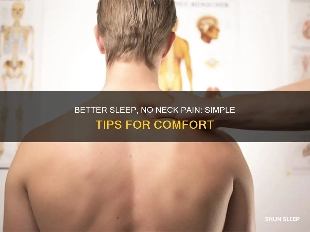 how to sleep better without neck pain